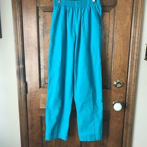 Landau Scrubs Green Pants with Elastic Waistband Medium